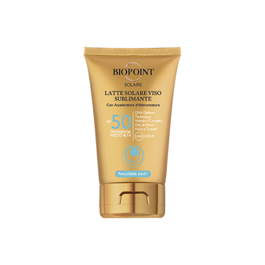 Latte viso sublimante SPF50